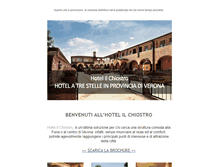 Tablet Screenshot of hotelilchiostro.it